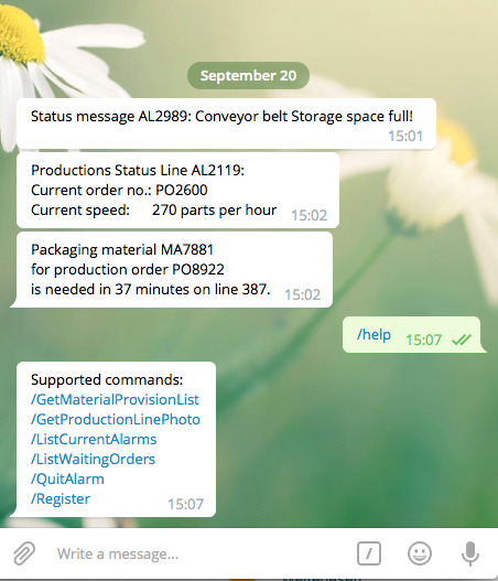 Telegram 机器人的功能