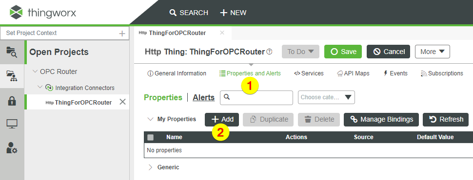 Thingworx 属性警报