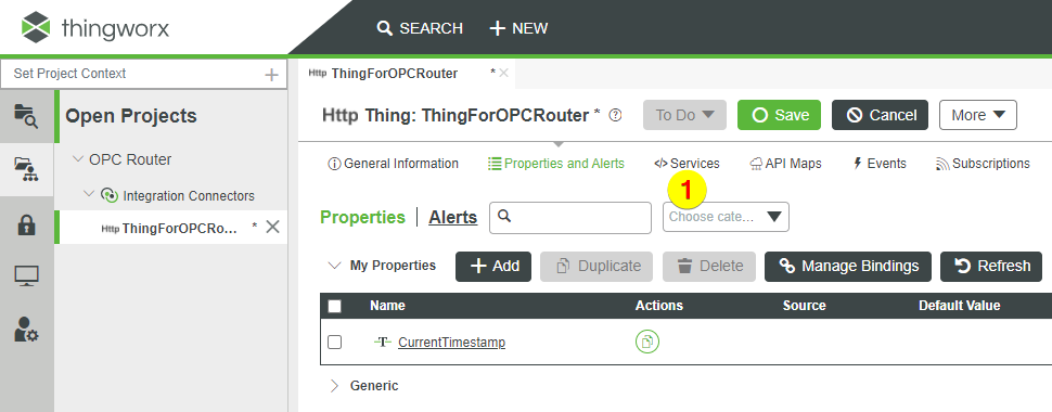 Thingworx 接口