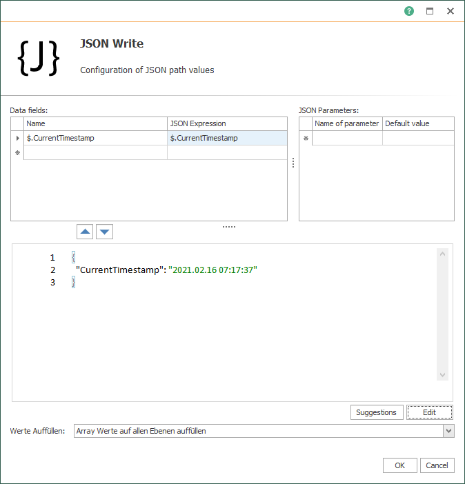 OPC Router JSON 代码